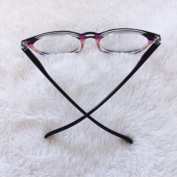 Zoe Black Multi-Color Round Reader Glasses - Picture 9 of 11